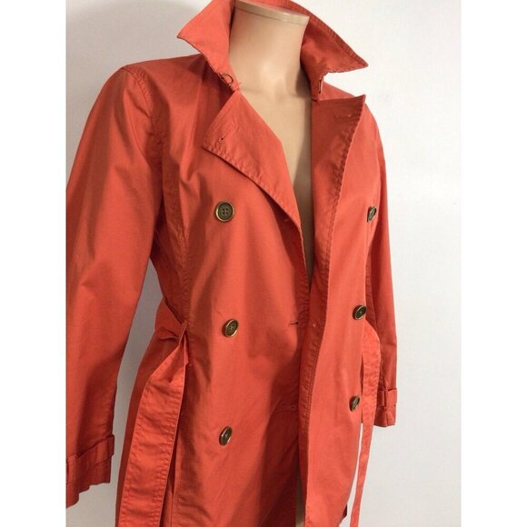 Michael Kors Trench Coat Jacket Womens Small - Picture 5 of 8
